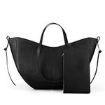 Juoxeepy Work Bag Faux Leather Tote