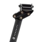 REDSHIFT Dual-Position Bike Seatpost, Aluminum Bicycle Seat Post Saddle Pole, Cycle Biking Accessories and Parts, 27.2mm x 350mm Black