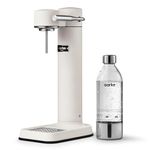 Aarke Carbonator 3, Sparkling Water Maker with Water Bottle, Matte White Finish