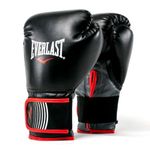 Everlast Core Training Boxing Gloves (Black/Red, 16oz)