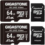 Gigastone 64GB 2-Pack Micro SD Card