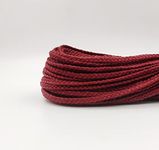 BOBBINY | Braided Choti Macrame Cotton Thread for Macrame DIY, Garments, Crafting and Other Projects | Maroon | 4mm,20Mtr,1 count