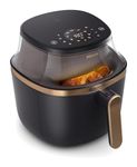 Philips Airfryer 3000 Series - Premium 7.2L Air fryer with Window, RapidAir Plus Technology, 16 Ways to Cook, 90% Less Fat, Easy to Clean, Touchscreen, Energy Saving (NA342/09)