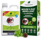 Peppermint Oil Mouse Rat Repellent Big Value 2.5L Refill Stop Mice Rats Garden Indoors Outdoors Cedarwood Peppermint Made in The UK
