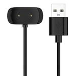 Kissmart Charger Cable for Amazfit GTS 2,GTS 2 Mini,GTS 2e,GTR 2,GTR 2e,GTS 4 Mini,T-Rex Pro,Bip 3,Bip U,Zepp E/Z,USB Charging Cable Dock Cord 3.3ft Smartwatch Accessories,Black