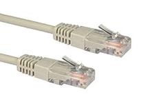 2m Grey Cat5e Patch Cable For Internet, Broadband, Games Console, TV, Wifi, Router, Netgear, Belkin, Linksys, Cisco, WD, TP-Link, D-Link, Panasonic, Advent, Asus, Virgin, SKY, TalkTalk, BT