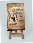 Jwalpa Creation to My Bestie I Love You Message Scroll | Unique Gift for Best Friends on Birthday or on Friendship Day & Valentine Day