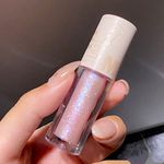 Go Ho Glitter Eyeshadow Makeup,Glitter Liquid Eyeshadow,Glitter Eyeliner Diamond Sparkle Eye Stick,Shimmer and Shine Makeup Glitter Lip Gloss for Women Korean Makeup,01# Pink Purple