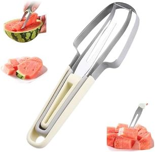 2024 Stainless Steel Watermelon Slicer, 3-in-1 Watermelon Fork Slicer Cutter Watermelon Cutter Watermelon Cutter Slicer Tool Summer Watermelon Tool Pineapple Cutter Tool Set for Home