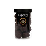 Pajoux Dark Chocolate Ginger Hand-Dipped (Large) 260g | Dark Chocolate Covered Fruit - Crystallised Ginger - Dark Chocolate Coated Ginger - Palm Oil Free - Chocolate in a Gift Jar