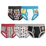 Power Rangers Boys Brief (Pack of 5) Underwear, 5-Pack, 4