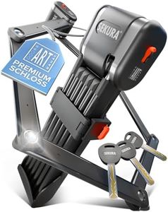 BÜCHEL Sekura - Antivol pliant pour vélo I Protection antivol sûre avec support I En acier trempé de 95cm de long I Antivol pour vélo, bike lock, antivols pour vélo, E-Bike, moto