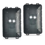 2 Packs Mouse Deterrent Car - Rat Repellent for Cars - Squirrel Deterrent - Rodent Repellent - Rodent Repellent for Car - Mouse Repellent for Cars - Black - Mouse Repeller Ultrasonic