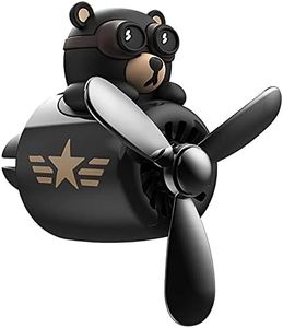 Teddy Bear Cute Car Air Freshener Scent Diffuser - Perfume Fan Aromatherapy Diffuser Cute Car Accessories Essential Oil Diffuser - Teddy Bear Car Air Fresheners Vent Clips Aroma Diffuser 62x60x53mm
