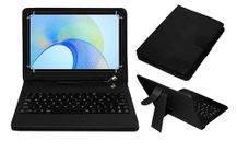 ACM USB Keyboard Case Compatible with Lenovo Tab M11 Tablet Cover Stand Study Gaming Direct Plug & Play - Black