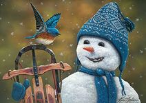 Buffalo Games Snow Brother by Kim Norlien Jigsaw Puzzle from The Holiday Collection, 300 Piece