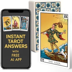 Tarot4All Tarot Cards for Beginners | AI Spread-Scan Mobile App | 78-Card Restored William Rider Tarot Deck | Bilingual Guide Book & Magnetic Box case | Complete Tarot Cards Set