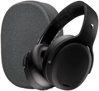 Skullcandy Crusher ANC 2 Sensory Bass Headphones with Active Noise Canceling, Protective Carrying Case and Charging Cable Bundle - True Black