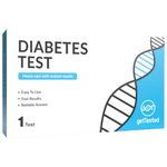 Diabetes Test (1 Test) a Simple at-Home Test with immediate Results to detect Glucose and Ketone Levels in Your Urine Sample as an aid in Diagnosing Diabetes