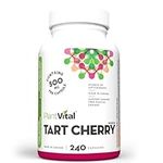 PlantVital Tart Cherry Capsules -10,000mg Per Day -10:1 Cherry Extract - Montmorency Tart Cherry Supplement for Antioxidants - Made in Canada - 2 Months Supply -120 Capsules (240 Count (Pack of 1))…