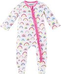 Mud Pie Baby Girl Sleeper, Rainbow,