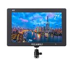 FEELWORLD T7 7 inch 4K Camera Filed Video Monitor, Full HD 1920x1200 IPS Screen Video Assist DSLR with Monitor Peak Focus with 4K HDMI 8V DC in/Out