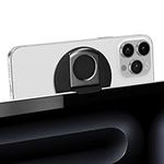 kwmobile Phone Mount Holder Compatible with Apple Macbook OS Ventura/iOS 16 iPhone 16 15 14 13 12 Mount - Phone Laptop Attachment - Black