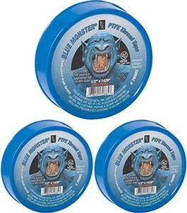 Millrose Blue 70885 Monster PTFE Pipe Thread Sealant Tape, 1/2-Inch x 1429-Inches, 3 Count