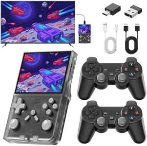 R40 Handheld Game Console – Retro Gaming Console with Built-in 128G TF Card, 20000+ Games | Portable Retro Game Console, Handheld Emulator for Mini/Pocket/Portable Gaming, Handheld Video Games