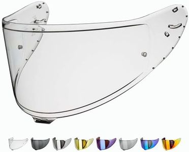 Compatible with Shoei Nxr 2 Visor - Z8 - X15 - xSPR Pro - Cwr F2 - Helmet Visor Pinlock Ready Anti-Scratch and Anti-Fog (Clear)