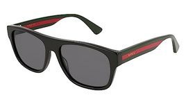 Gucci Gg0341s Sunglasses, Black-Multicolour-Grey, 56