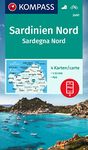 KOMPASS Wanderkarten-Set 2497 Sardinien Nord / Sardegna Nord (4 Karten) 1:50.000: inklusive Karte zur offline Verwendung in der KOMPASS-App. Fahrradfahren.