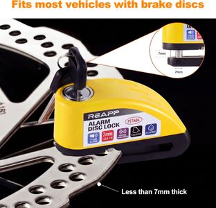 REAPP Alarm Disc Lock – 110dB Anti-Theft Motorcycle Security