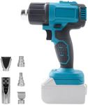 Cordless Heat Gun for Makita 18V LXT Battery with 5 Nozzle Attachments, 400W 500°C Heat Gun for Crafts, Heat Shrink Tubing, Resin and Decorating(NO Battery)(for Makita 18V)