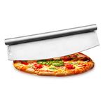 New Star Foodservice 43341 Stainless Steel 18/8 Pizza Cutter, Silver, 13.75 by 4"