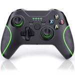 Xbox One Controller for Xbox One,Xbox Series X/S,Windows PC,Xbox Controller Wireless with 2.4GHz Wireless Adapter,with 3.5mm Audio Jack,Black