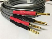 3m Pair of QED XT40i Reference Speaker Cable with X-Tube Technology Terminated with Airloc Banana Plugs (3m Terminated Pair)