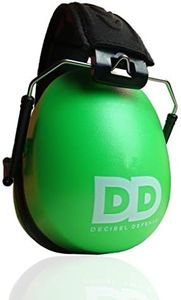 Professional Safety Ear Muffs by Decibel Defense - 37dB NRR - The HIGHEST Rated & MOST COMFORTABLE Ear Protection for Shooting & Industrial Use - PROFESSIONAL HEARING PROTECTION (SAFETY GREEN)