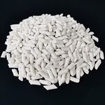 2 LBS 3/16" X 3/8" Rock Tumbling Ceramic Pellets Filler Media for All Type Tumblers -Use with Rock Polishing Grit, Protects Rocks, Improves Tumbling, Reusable, Rock Tumbling Supplies