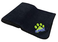 SOFTSPUN Microfiber Pet Towel 60x120 cms 1pcs 380gsm Black! Ultra-Soft, Ultra-Absorbent for Drying Small & Medium Dogs & Cats of All Breeds Quickly.