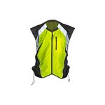 Badass Moto High Vis Vest Reflective Motorcycle Vest. Yellow. SIZE 3XL - Can Be Worn Over 2XL + Jackets. Adjustable Sides, Zipper Front & Pocket. Bikers, ATV, Hunting, Cycling, Military