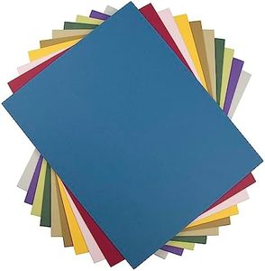 Mat Board Center, 10-Pack 8x10 Mixed Color Uncut Mat Boards/Backing Boards for Crafts, Frames, Photos, and More