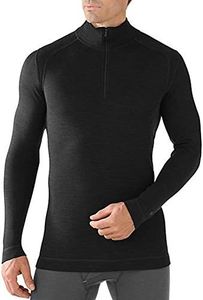 Smartwool – Chaqueta función M NTS 250 Zip T, Primavera/Verano, Hombre, Color Negro - Negro, tamaño XL