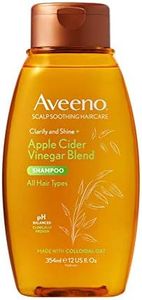 Aveeno Itchy Scalp Soothing & Clarifying Shampoo with Apple Cider Vinegar for Greasy Hair 354ml