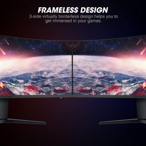 KOORUI 34" Curved Gaming Monitor – UltraWide LED Display