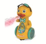 Goyal's Musical Walking & Bubble Blowing Duck Toy with Electric Gimbal Sunglasses