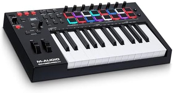 M-Audio Oxygen Pro 25 – Tastiera MIDI controller USB a 25 tasti con pad Beat, manopole e tasti assegnabili via MIDI e suite software inclusa