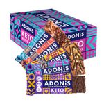 Adonis Mixed Box With 5 Flavours | High Protein & Nut Keto Bars (20 Bars) | Vegan/Keto-Friendly | Natural Keto Snacks | Sugar Free, Palm Oil Free | Low Sugar & Low Carb | Ideal for a Keto Diet