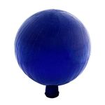 Achla Designs 12-Inch Crackle Gazing Globe, Blue