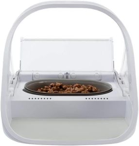 SureFeed Microchip Pet Feeder – Automatic Food Dispenser, White